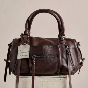 We The Free Dark Brown Satchel
